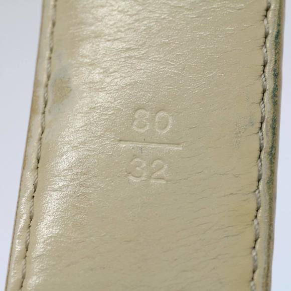 LOUIS VUITTON Damier Azur Ceinture Carre Belt 29.5""-33.5"" M9678 LV Auth 55072 - Picture 8 of 8